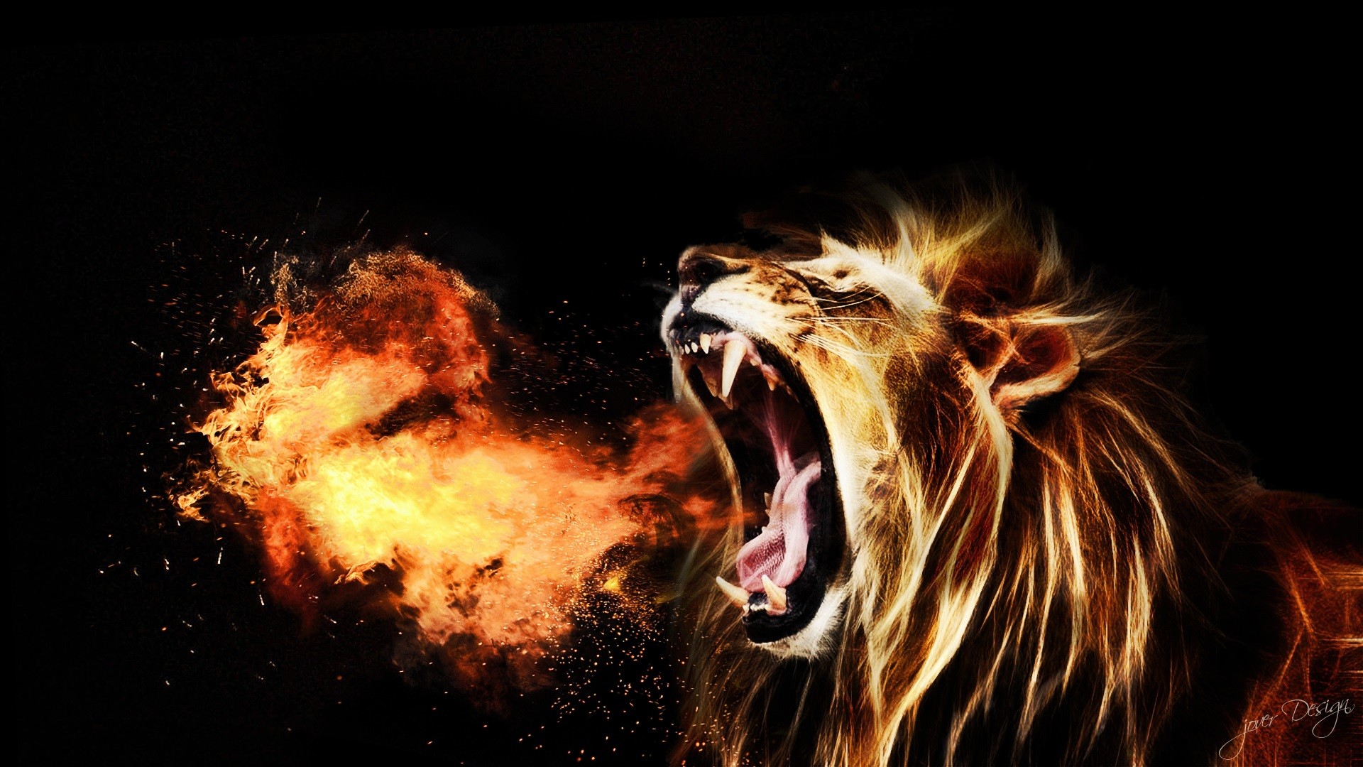 roaring prophetic lion